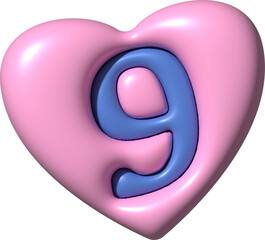 3D Ransom Letter Number 9