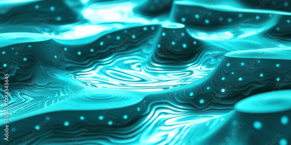 Aufkleber blue surface with a pattern of dots