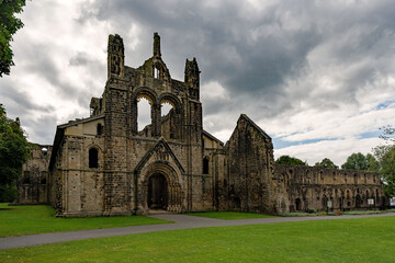 Die Ruine der Kristall Abbey in Leeds in West Yorkshire in England 