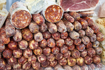 Raw smoked sausages