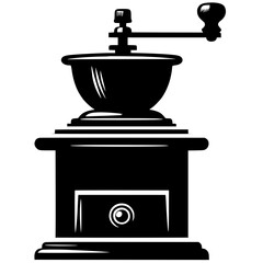 Coffee grinder silhouette