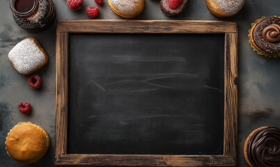 Use a vintage chalkboard sign for menu display, offering a classic, personalized touch to restaurant decor