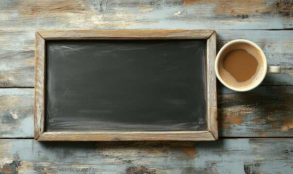 Use a reclaimed wood chalkboard for menu listings, offering eco-friendly charm and rustic appeal