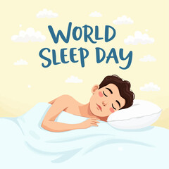 World Sleeping Day template