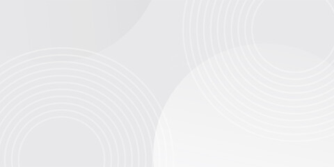 Fototapeta premium White geometric abstract background overlap layer on bright space with lines effect decoration. Modern graphic design element