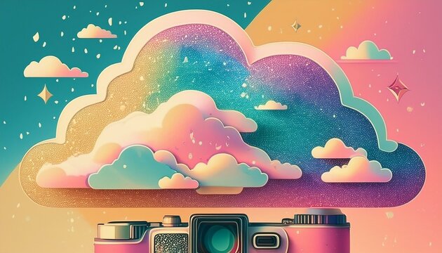 Wallpaper camera art