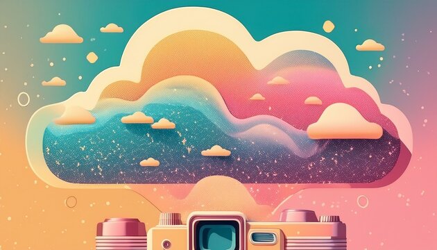 Wallpaper camera art