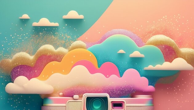 Wallpaper camera art