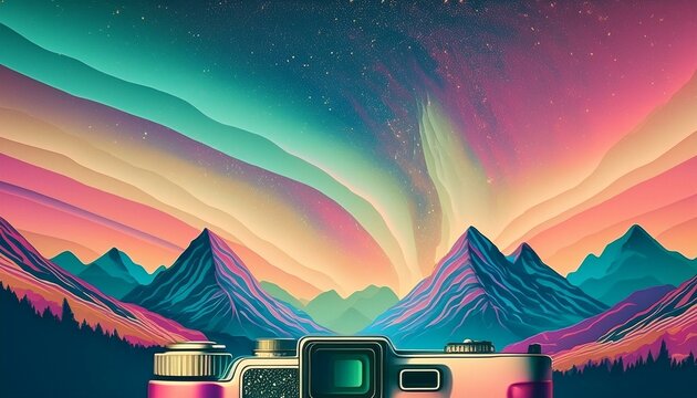 Aurora camera illustration
