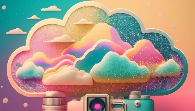 Wallpaper camera art