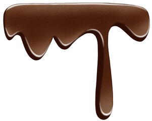 melted chocolate dripping