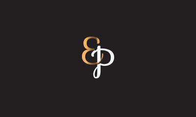 EP, PE, E , P , Abstract Letters Logo Monogram