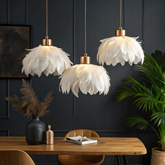 hanging lampshade