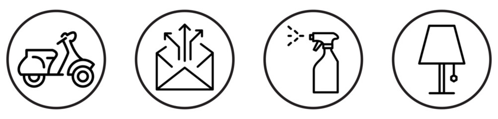 Outline icons collection.eps