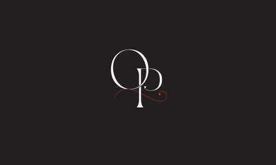 QP, PQ, P , Q , Abstract Letters Logo Monogram
