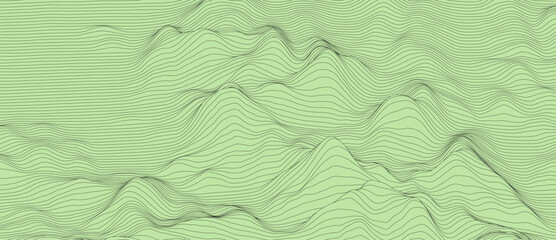 Topographic map. Geographic mountain relief. Abstract lines background. Contour maps. Vector illustration.