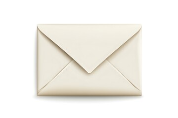 Minimalist email envelope icon with soft lighting effects, clean white background.