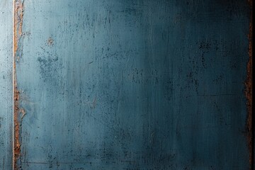 Obraz premium A textured blue background with rust-like accents, evoking a sense of depth and rustic charm.