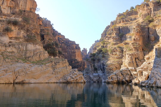Dokan Dukan Lake with beautiful mountains around in northern Iraq, Kurdistan