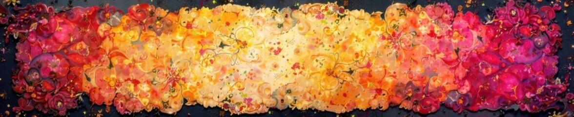 Distressed grunge banner with torn edges and faded lyrics, rock music banner, metallic accents, wooden texture