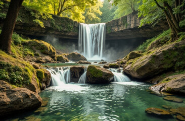 Fototapeta premium maintaining a healthy ecology in the wild. the concept of environmental pollution awareness