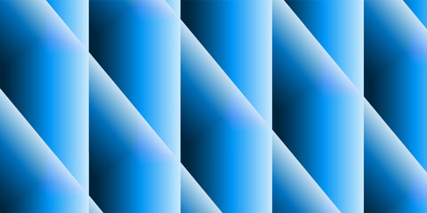 Obraz premium Wallpaper, Background, Flyer or Cover Design for Your Business with Abstract White and Blue 3D Crossing Lines Pattern - Applicable for Presentations, Placards, Posters - Creative Vector Template