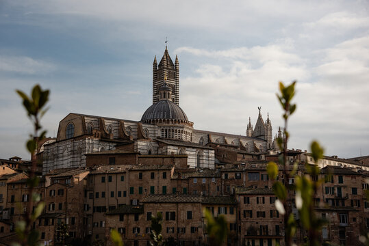 The beautiful Siena in Tuscany, Italy