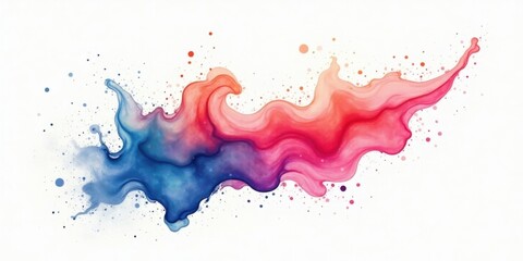 Obraz premium Abstract Colorful Fluid Swirl Design An Artistic Expression of Vibrant Hues and Dynamic Movement