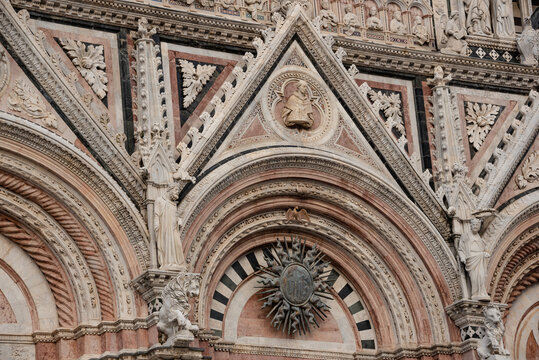 The beautiful Siena in Tuscany, Italy