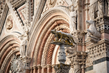 The beautiful Siena in Tuscany, Italy