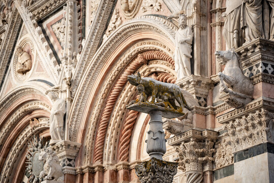 The beautiful Siena in Tuscany, Italy