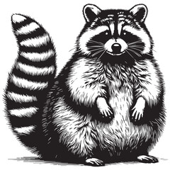 vector illustration of a cartoon squirrel