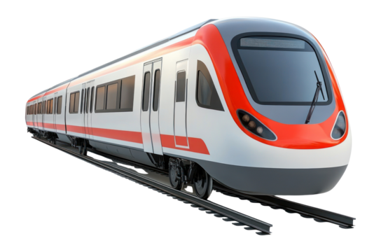 PNG Design cutie animation Modern trains transportation railway.