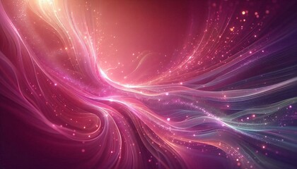 Obraz premium A swirling purple fractal light wave design