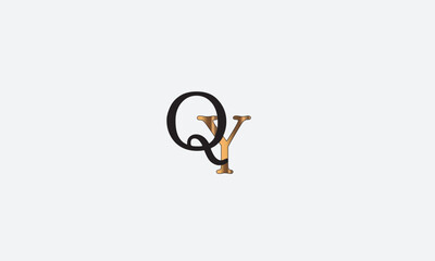 QY, YQ, Y , Q , Abstract Letters Logo Monogram