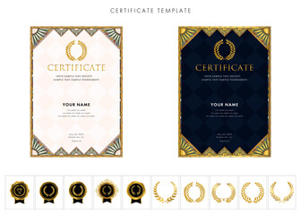 賞状２７１　certificate　award　表彰状　celebration