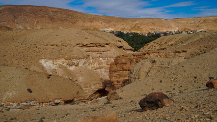 Oasi e canyon di Tamaghza, regione di Tezeur