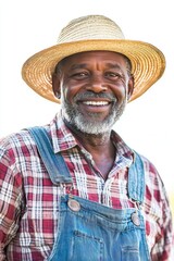 Fototapeta premium Happy Senior Farmer Portrait