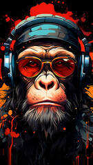 Naklejka premium New Ai Painting Collection mural