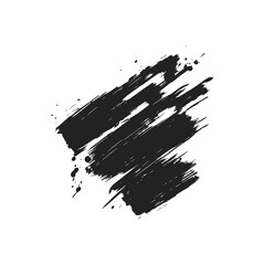 Aesthetic Grunge Brush Strokes Vector Art