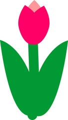 simple hand drawn flower cute illustration