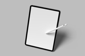 tablet screen blank mockup