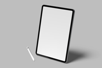 tablet screen blank mockup
