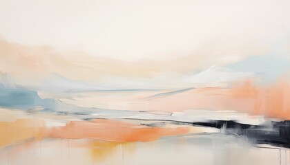 abstract watercolor background, mountain pastel line