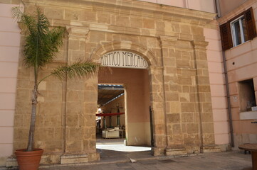 Sicilia,Marsala, antico mercato
