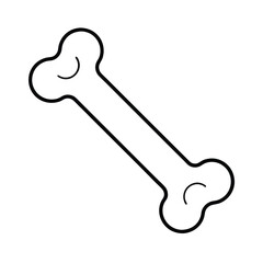dog bone vector illustration