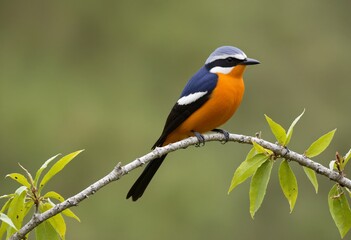 Fototapeta premium great tit on a branch