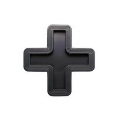 Obraz premium Black Cross Mark Icon on White Background