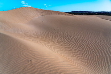 The sand dunes near Essaouira Morocco Africa 