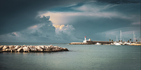 matin en bord de mer